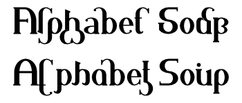 Alphabet Soup example.