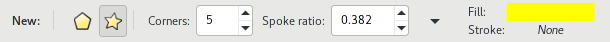 Star and Polygon Tool Controls